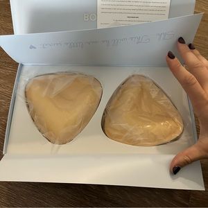 Boomba Ultra Boost Inserts Double Sided Sticky Bra Insert Size: C Color: Sand